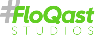 A green and black logo for the book studio.