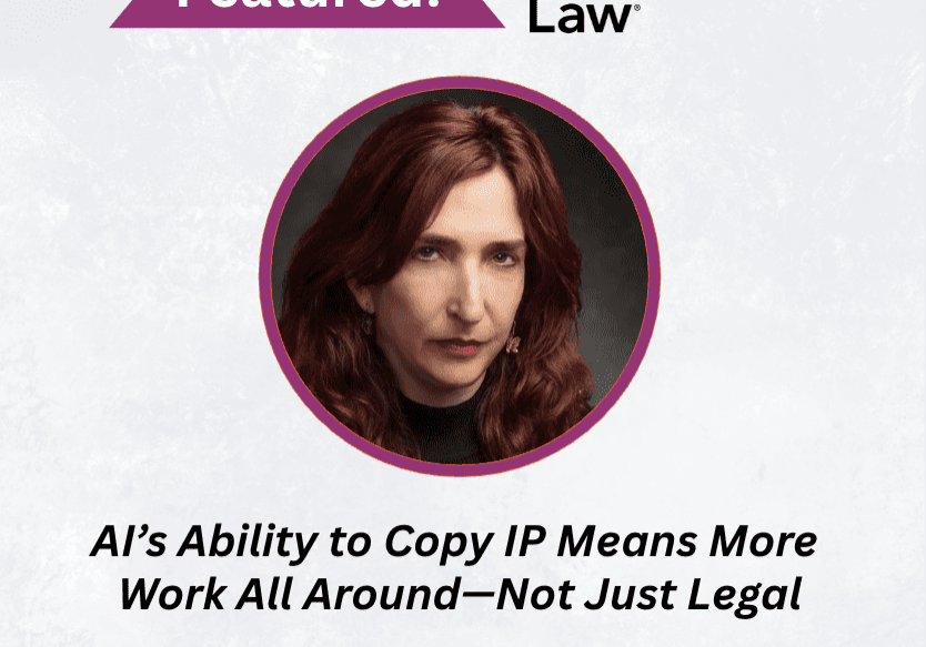 Featured article on AI and intellectual property.